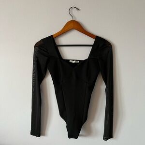 A&F Mesh Sleeve Bodysuit
